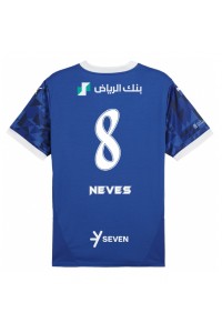 Al-Hilal Ruben Neves #8 Fotballdrakt Hjemme Klær 2024-25 Korte ermer